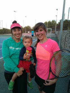 Participants al torneig de primavera del Club de Tennis del Collao