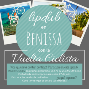 Cartell del lipdub a Benissa