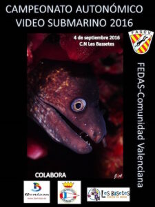 Cartell del campionat autonòmic de vídeo submarí