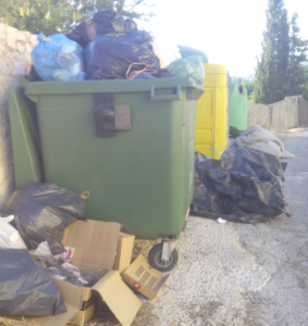 Els contenidors de fem a Benimarraig