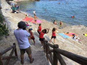 Un moment de l'enregistrament del lipdub