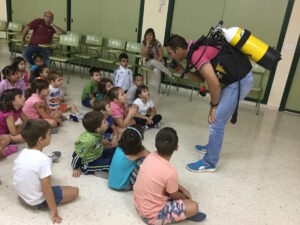 Xerrada sobre els fons marins al CEIP Pare Melchor