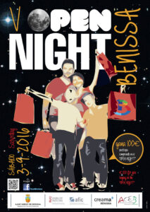 Cartell de la V Open Night de Benissa