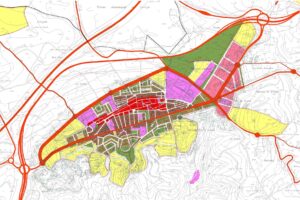 Plànol de la variant de Benissa