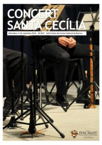 Cartell del concert de la Colla Pere Bigot de Benissa