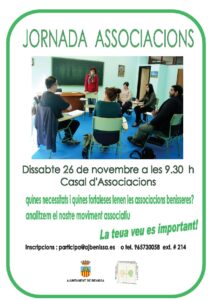 Cartell de la Jornada d'Associacions a Benissa
