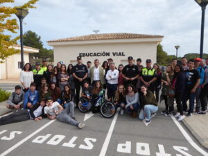 Els alumnes de Benissa al Circuit d'educació vial de La Nucia