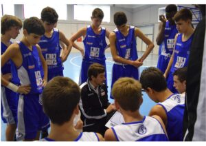 entrenament bàsquet masculí