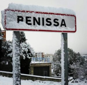 Foto nevada 2017 a Benissa