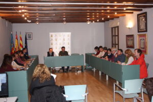 Imatge del ple de l'Ajuntament de Benissa del passat 28.02.17