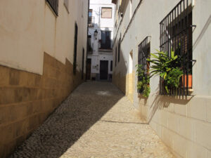 Carrer del centre històric de Benissa