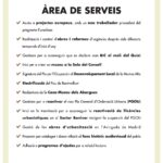 Actuacions en l'àrea de serveis