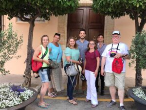 Visita dels periodistes polonesos a Benissa