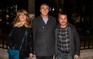 El conseller Rafa Climent amb els regidors de Compromís a Benissa