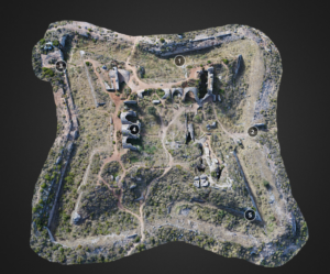 Captura del model 3D del Fort de Bèrnia