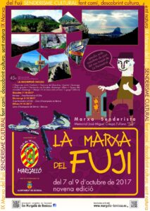 Cartell de la IX Marxa del Fuji