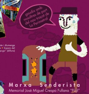 Detall del cartell de la IX Marxa del Fuji