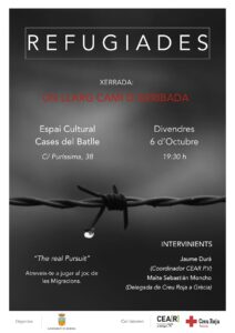 Cartell de l'acte sobre les persones refugiades