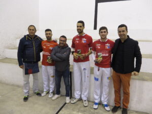 Els guanyadors del trofeu de pilota de Benissa