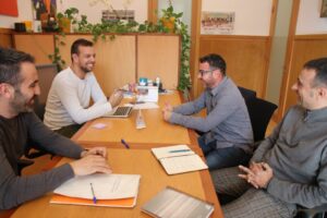 Reunió entre la Universitat d'Alacant i l'Ajuntament de Benissa