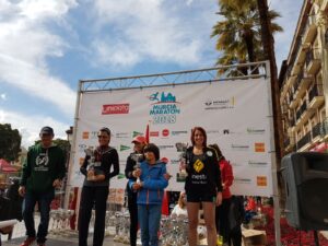 L'atleta benissera Raquel Solivelles, tercera al pòdium