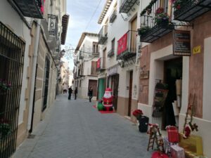 El carrer Puríssima de Benissa