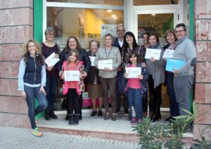 Els premiats a la campanya "Comparteix el teu Nadal" dels comerciants de Benissa