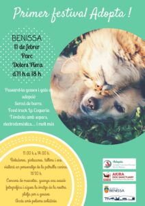Cartell del 1r Festival Adopta a Benissa