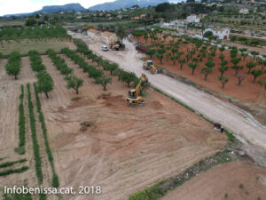 Les màquines al bancal de Berdica