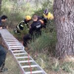 Rescat del ciclista a Pinos