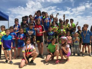 Participants al Campionat d'Escoles de Ciclisme BTT