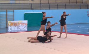 Alumnes de l'Escola Municipal de Gimnàstica Rítmica de Benissa