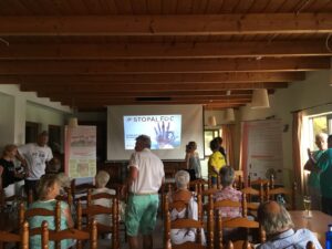 Xarrada "Stop al foc" a Benissa