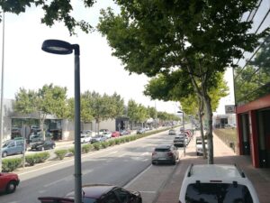 Fanal LED a l'Avinguda d'Europa