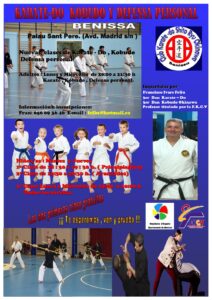 Cartell dels cursos de karate