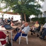 Usuaris de la Residència de Benissa durant el Dia Internacional de l'Alzheimer