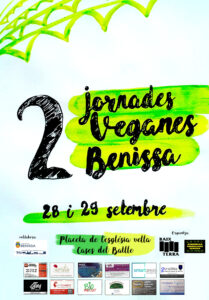 Cartell de les Segones Jornades Veganes de Benissa