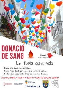 Cartell de la donació de sang