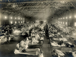 Malalts per la Grip de 1918 a Camp Funston