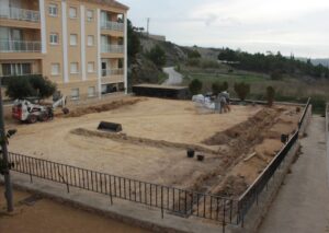 Lloc on s'ubicarà la zona esportiva de La Capella