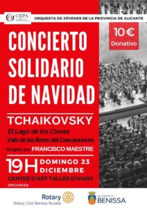 Cartell del Concert Solidari de Nadal
