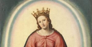 Detall de la Mare de Déu de l'Esperança; de Juan de Juanes