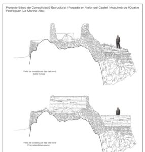 Imatge de la rehabilitació del Castell de l'Ocaive