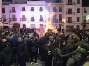 Foguera de Sant Antoni a Benissa