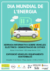 Cartell de les activitats del Dia Mundial de l'Energia