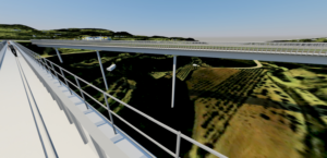 Simulació 3D del nou pont del Quisi