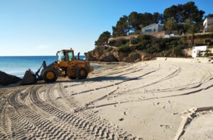 Condicionament de la platja de la Fustera