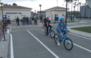 L'alumnat de Benissa al circuit d'educació viària de La Nucia