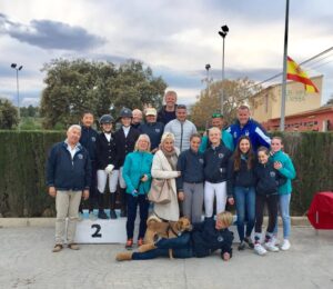 Foto de l'equip d'hípica de Benissa