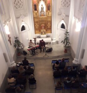 Microconcert en la capella de la Fundació Abargues